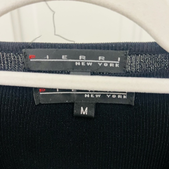 Knit Cardigan set in black with beading size medium by Pierri of New York - Picture 3 of 3